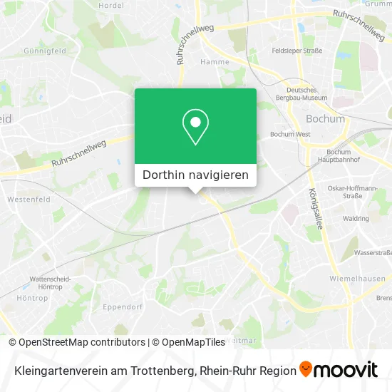 Kleingartenverein am Trottenberg Karte