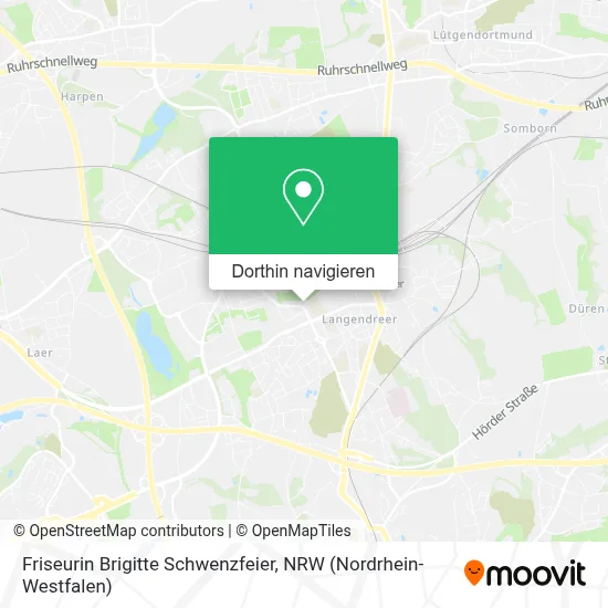 Friseurin Brigitte Schwenzfeier Karte