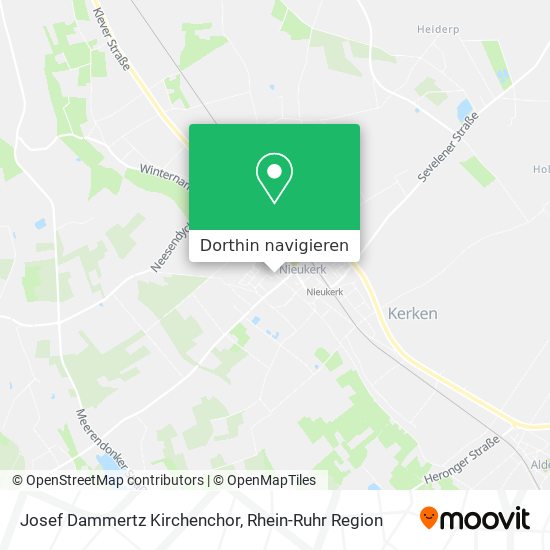 Josef Dammertz Kirchenchor Karte