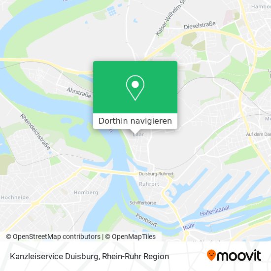 Kanzleiservice Duisburg Karte