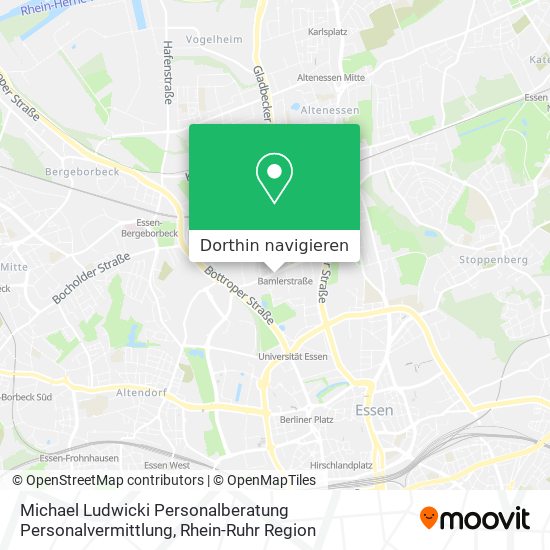 Michael Ludwicki Personalberatung Personalvermittlung Karte