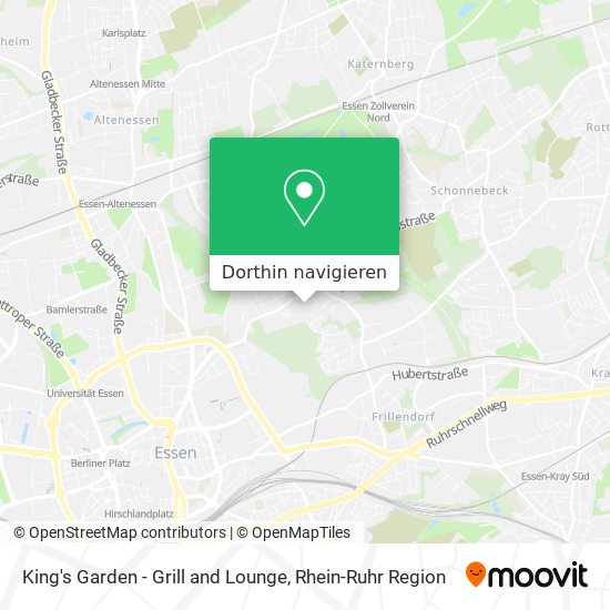 King's Garden - Grill and Lounge Karte
