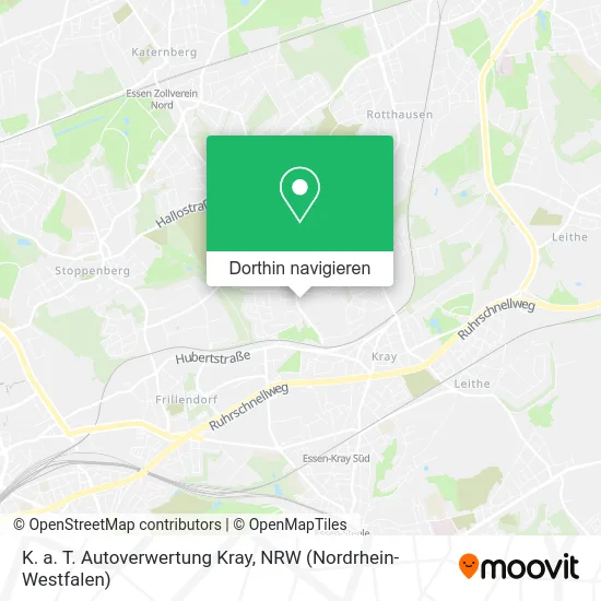 K. a. T. Autoverwertung Kray Karte