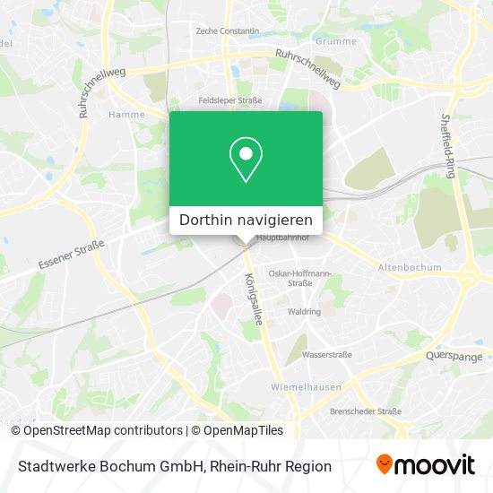 Stadtwerke Bochum GmbH Karte