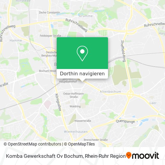 Komba Gewerkschaft Ov Bochum Karte