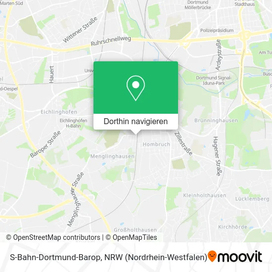 S-Bahn-Dortmund-Barop Karte