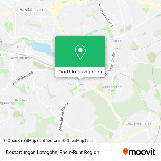 Bestattungen Lategahn Karte