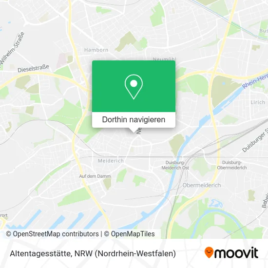 Altentagesstätte Karte