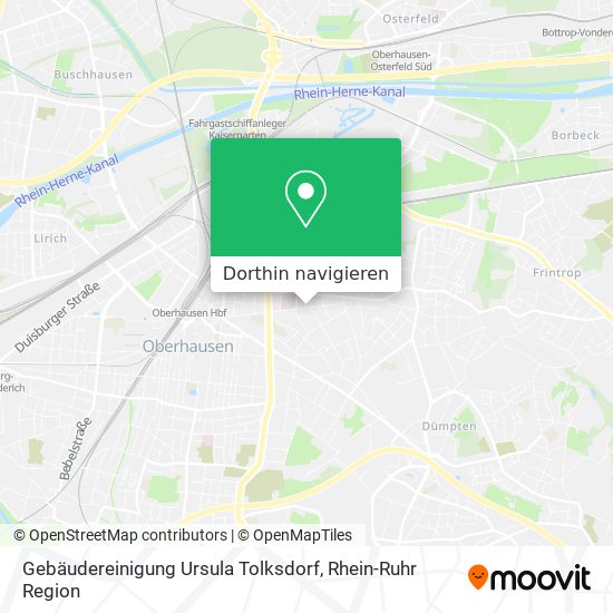 Gebäudereinigung Ursula Tolksdorf Karte