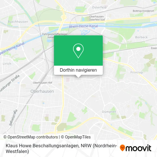 Klaus Howe Beschallungsanlagen Karte