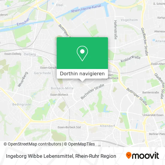 Ingeborg Wibbe Lebensmittel Karte