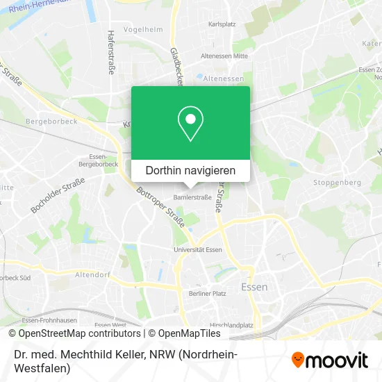 Dr. med. Mechthild Keller Karte