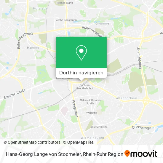 Hans-Georg Lange von Stocmeier Karte