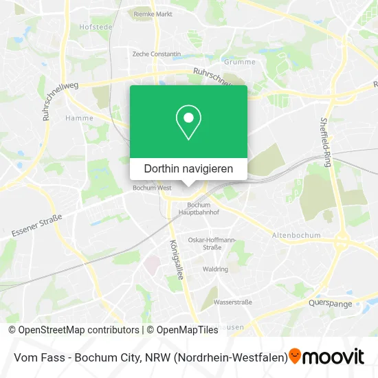 Vom Fass - Bochum City Karte