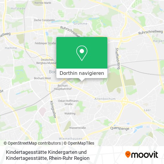 Kindertagesstätte Kindergarten und Kindertagesstätte Karte