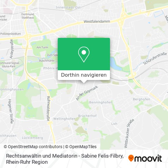 Rechtsanwältin und Mediatorin - Sabine Felis-Filbry Karte