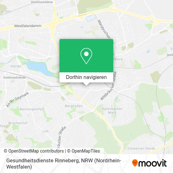 Gesundheitsdienste Rinneberg Karte