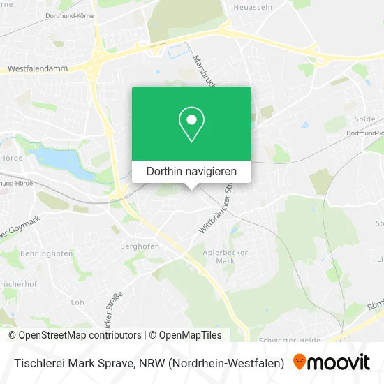 Tischlerei Mark Sprave Karte