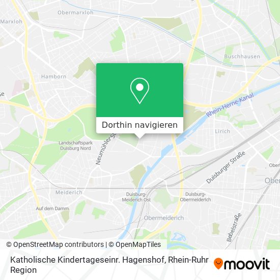 Katholische Kindertageseinr. Hagenshof Karte