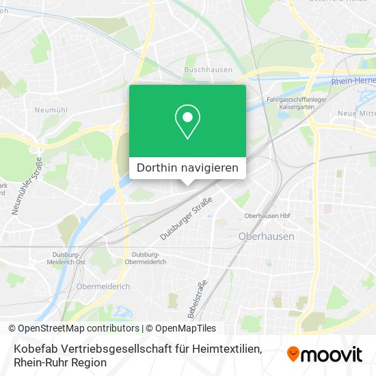 Kobefab Vertriebsgesellschaft für Heimtextilien Karte