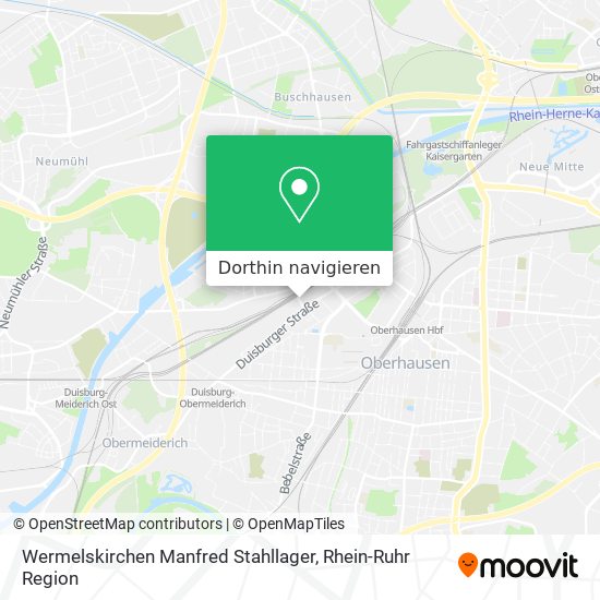 Wermelskirchen Manfred Stahllager Karte