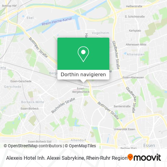 Alexeis Hotel Inh. Alexei Sabrykine Karte