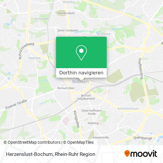 Herzenslust-Bochum Karte