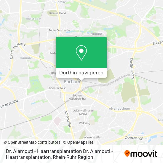 Dr. Alamouti - Haartransplantation Dr. Alamouti - Haartransplantation Karte