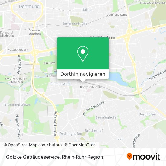 Golzke Gebäudeservice Karte