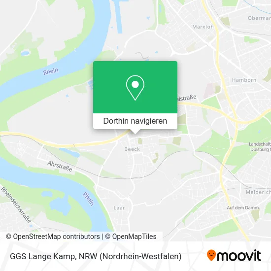 GGS Lange Kamp Karte