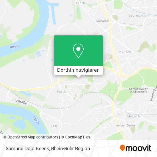 Samurai Dojo Beeck Karte