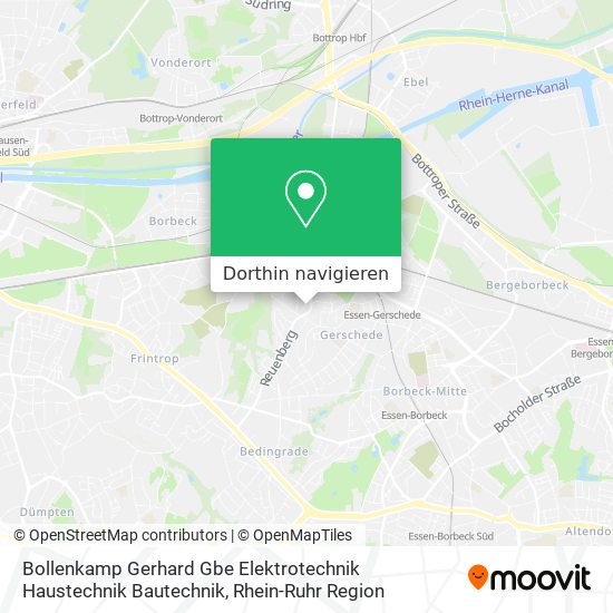 Bollenkamp Gerhard Gbe Elektrotechnik Haustechnik Bautechnik Karte