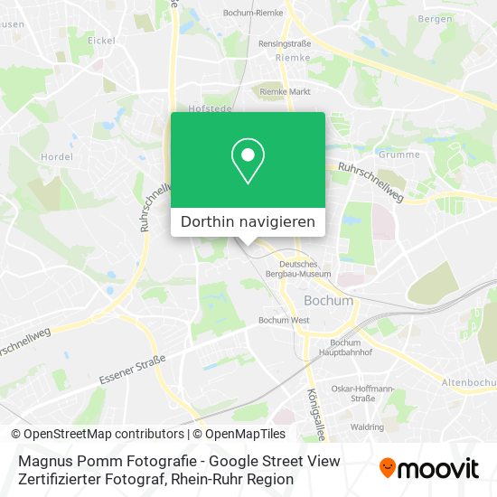 Magnus Pomm Fotografie - Google Street View Zertifizierter Fotograf Karte