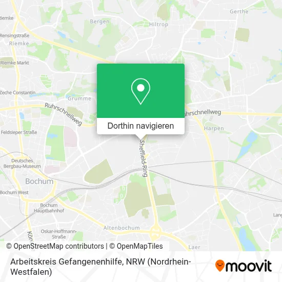 Arbeitskreis Gefangenenhilfe Karte