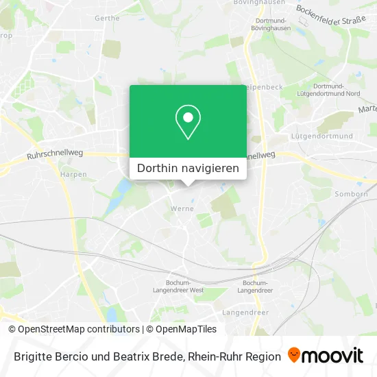 Brigitte Bercio und Beatrix Brede Karte