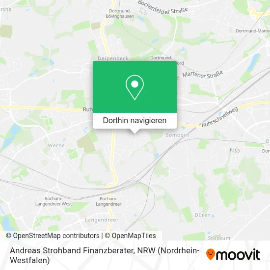 Andreas Strohband Finanzberater Karte