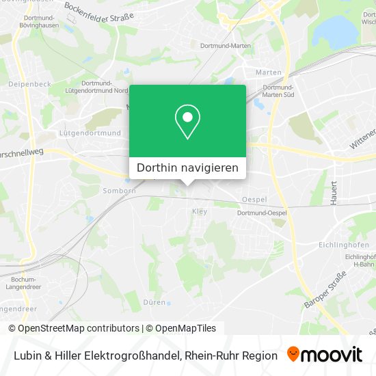 Lubin & Hiller Elektrogroßhandel Karte