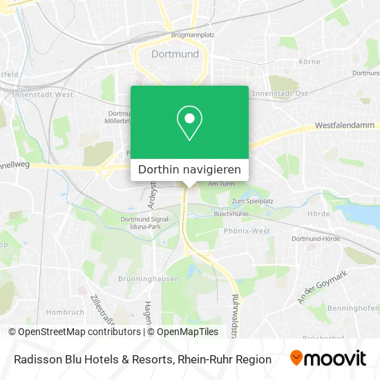 Radisson Blu Hotels & Resorts Karte