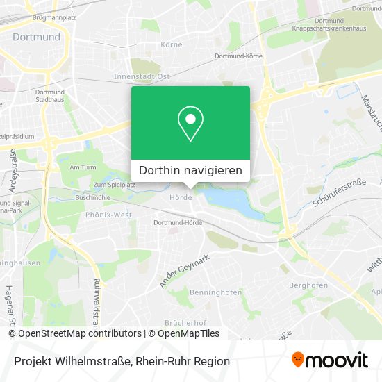 Projekt Wilhelmstraße Karte