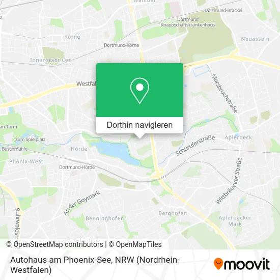 Autohaus am Phoenix-See Karte