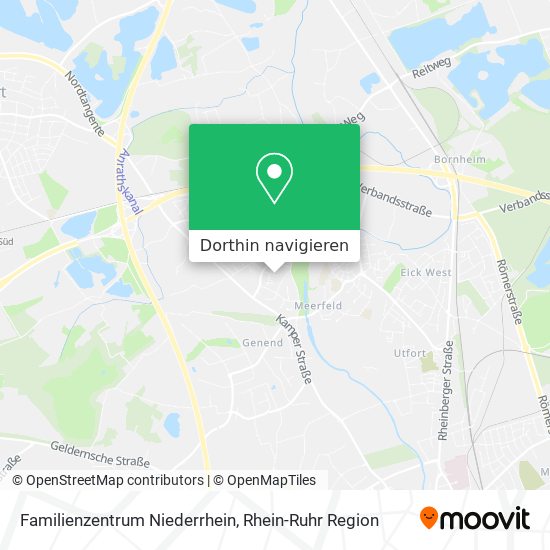Familienzentrum Niederrhein Karte