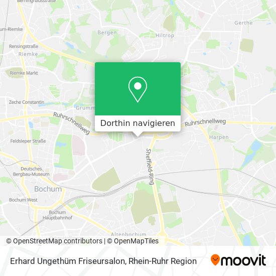 Erhard Ungethüm Friseursalon Karte