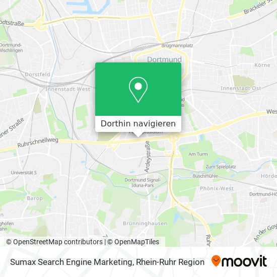 Sumax Search Engine Marketing Karte