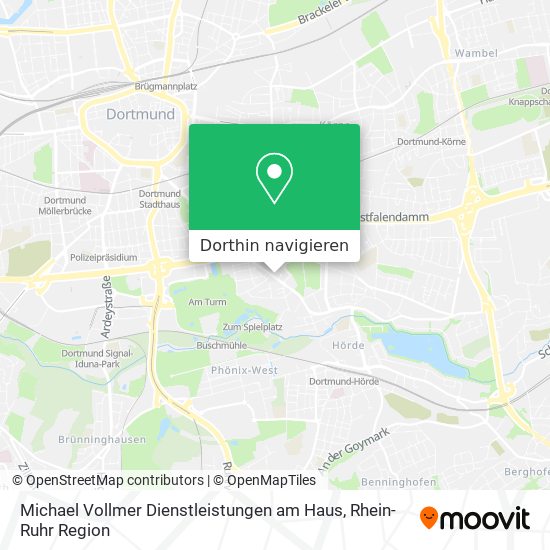 Michael Vollmer Dienstleistungen am Haus Karte