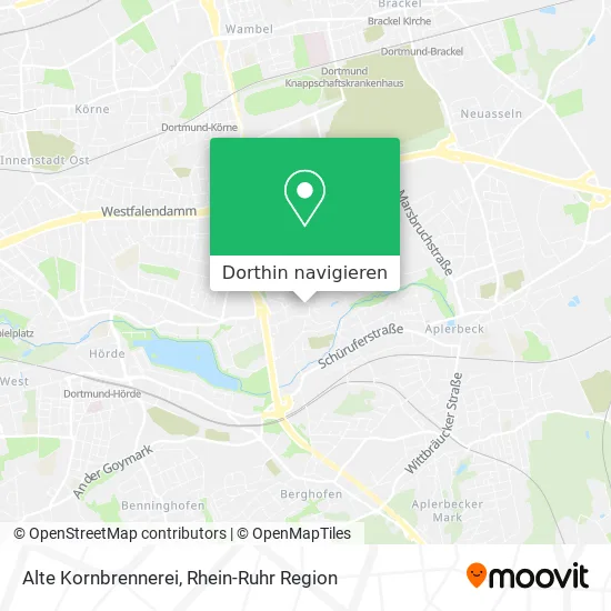 Alte Kornbrennerei Karte