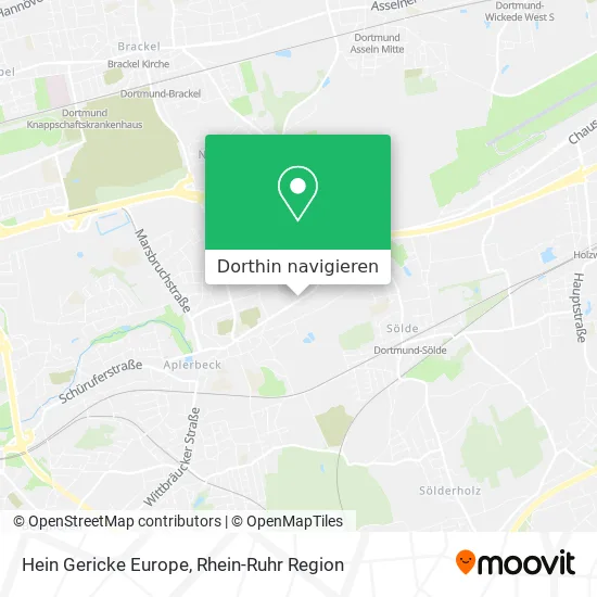 Hein Gericke Europe Karte