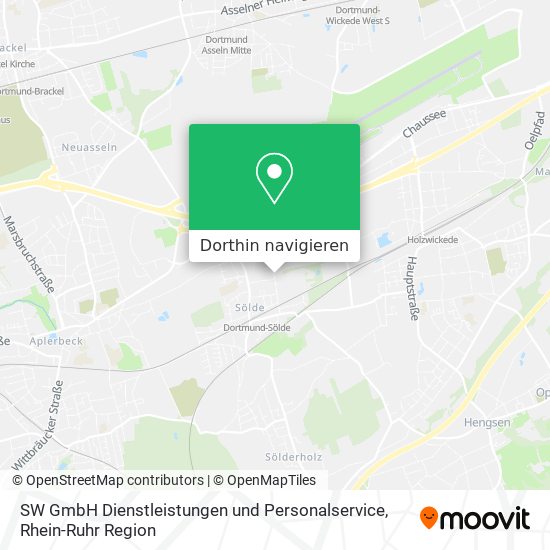 SW GmbH Dienstleistungen und Personalservice Karte