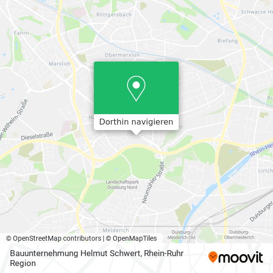 Bauunternehmung Helmut Schwert Karte