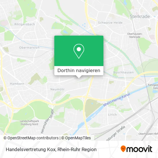 Handelsvertretung Kox Karte