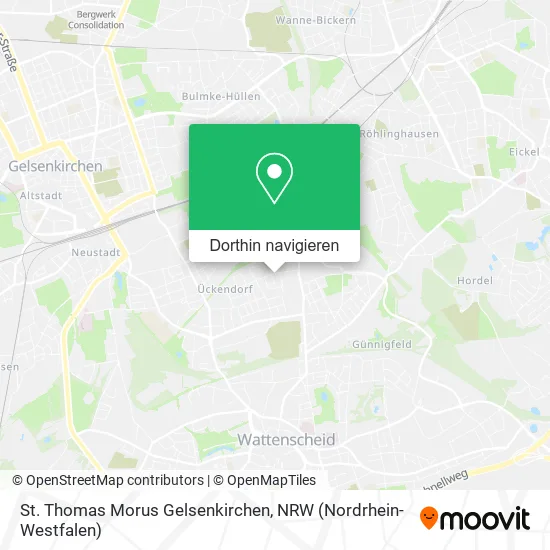 St. Thomas Morus Gelsenkirchen Karte